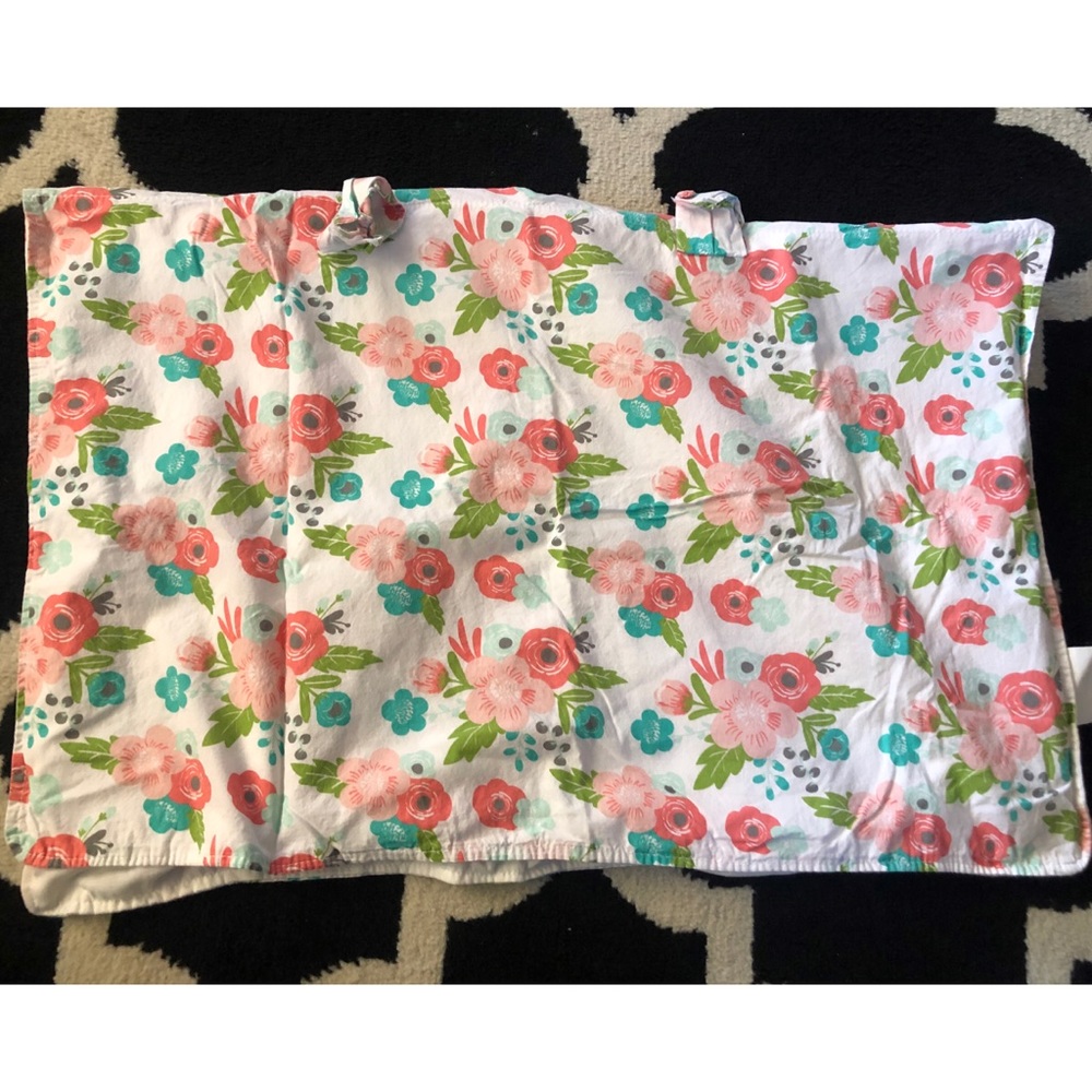 Floral car seat canopy